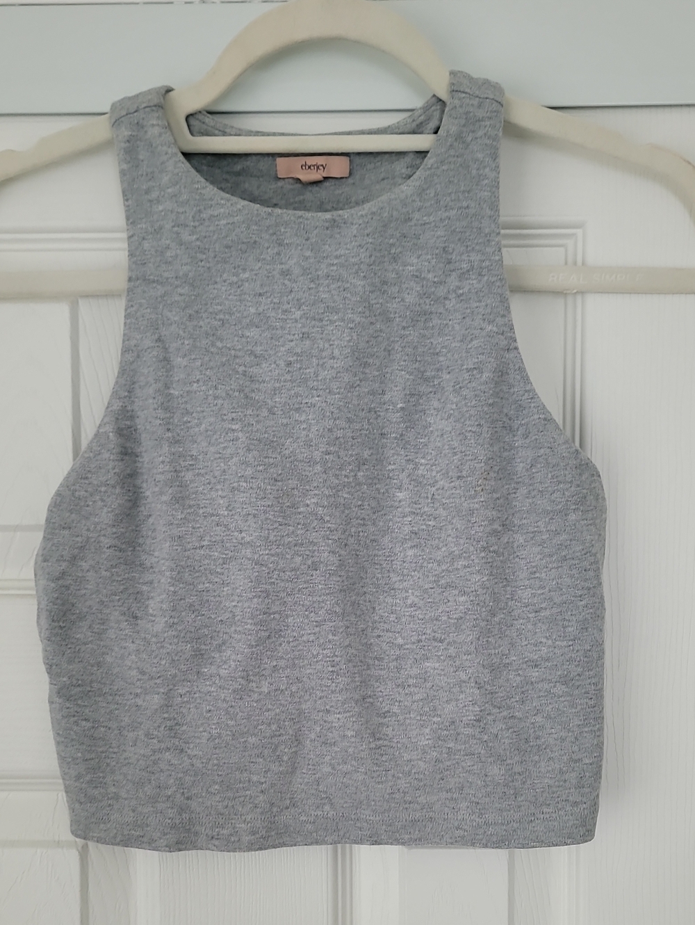 Eberjey Sleeveless Crop Tank Top - 100% Cotton